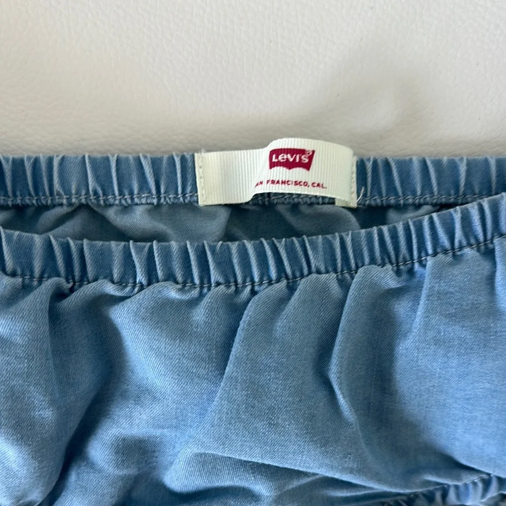 NWOT Levi's Blue Diaper Covers Cotton Waistband Chambray